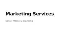Servicii Marketing Digital & Social Media – Branding Afaceri
