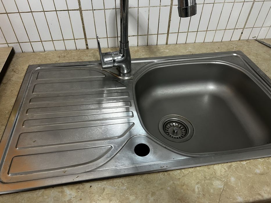 Chiuveta bucatarie inox cu baterie