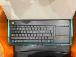 Клавиатура Logitech K400 Plus, Touchpad, PC-to-TV, Gray