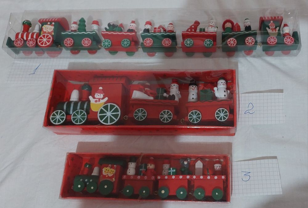 Trenuleț lemn jucărie