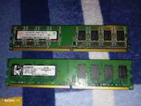 Rami DDR2 2 placuțe 1 gb si 2 gb