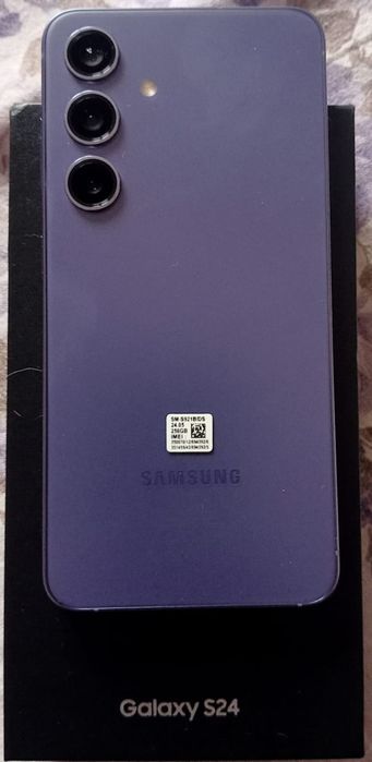 Telefon S24 dual SIM, 8GB RAM, 256GB, cobalt violet, husă cadou
