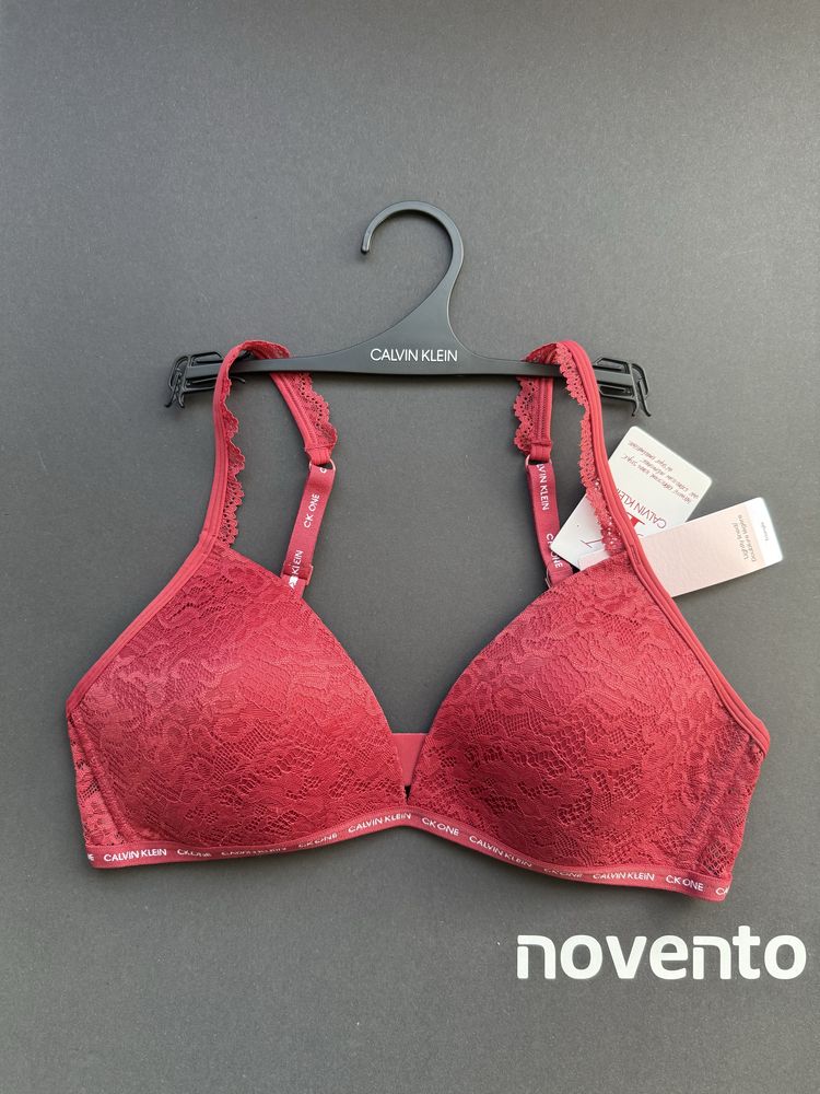 Червен сутиен Calvin Klein - M /85B/ дантела