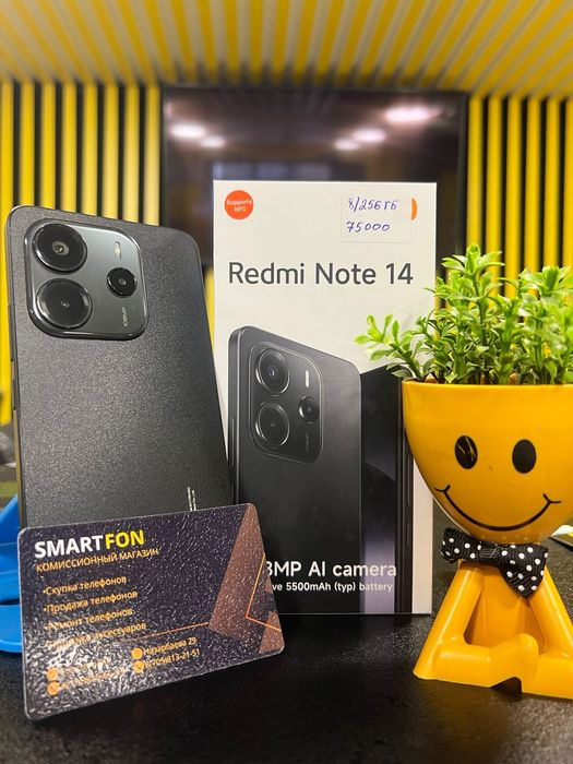 Redmi note 14, 8/256гб, Kaspi 0-0-12