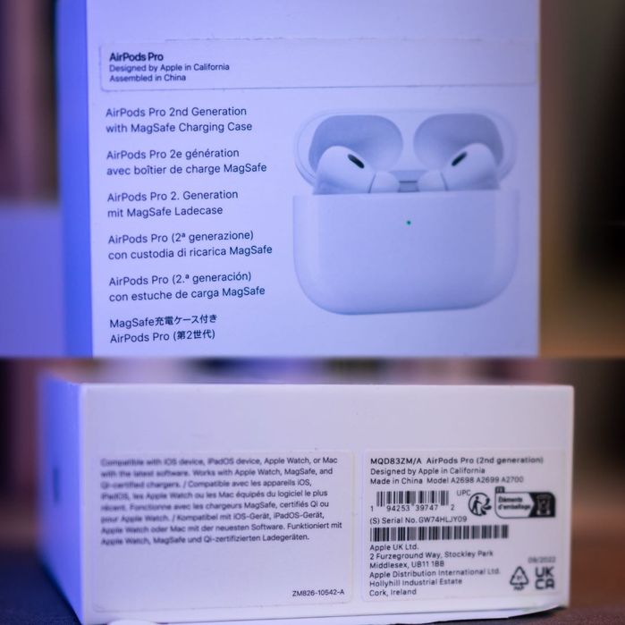 Apple AirPods Pro 2nd Gen, originale, cumpărate din MediaGalaxy
