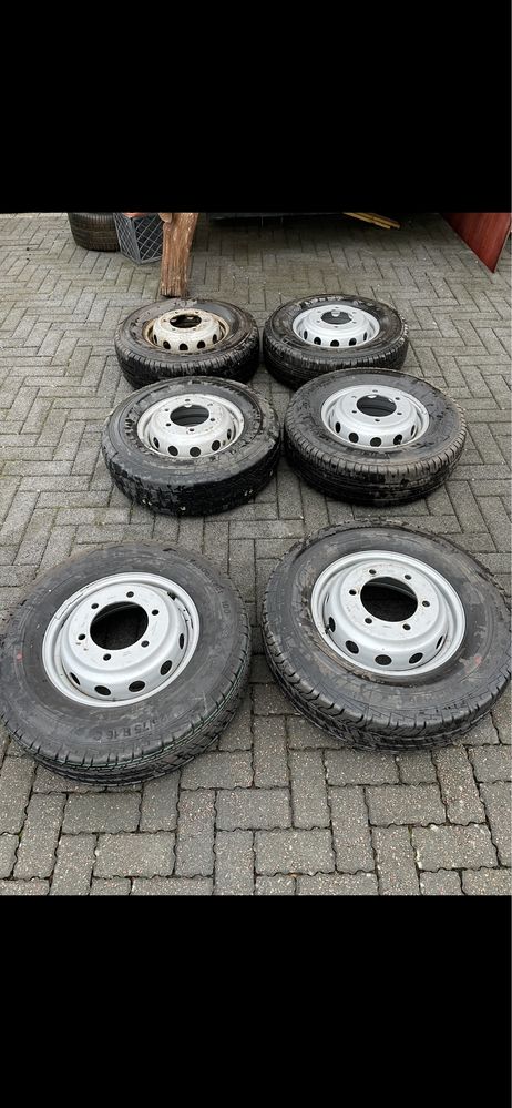 Roti camion 7.5 t jante cu cauciucuri noi 225/75r/16c