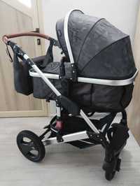 Бебешка количка Moni Gala Premium CRYSTAL
