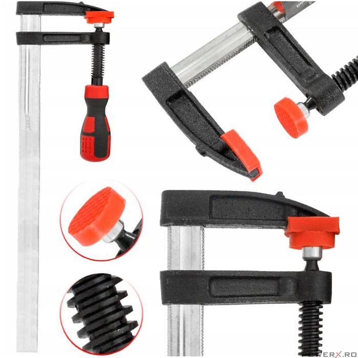 Menghina pentru fixare tip F, clema tamplarie, 300 x 120 mm,Verke