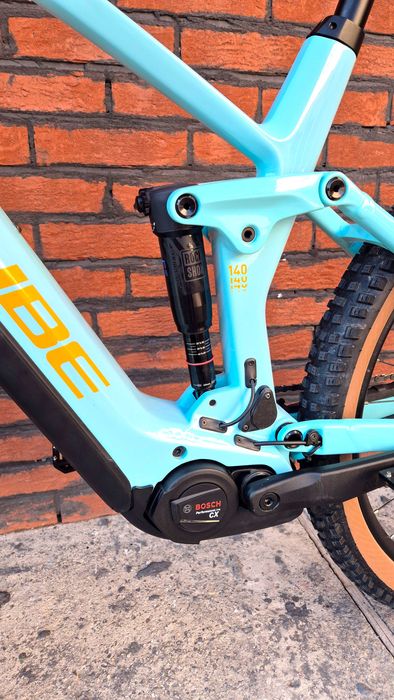 Електрически карбонов велосипед E bike CUBE STEREO 140 Race, BOSCH CX