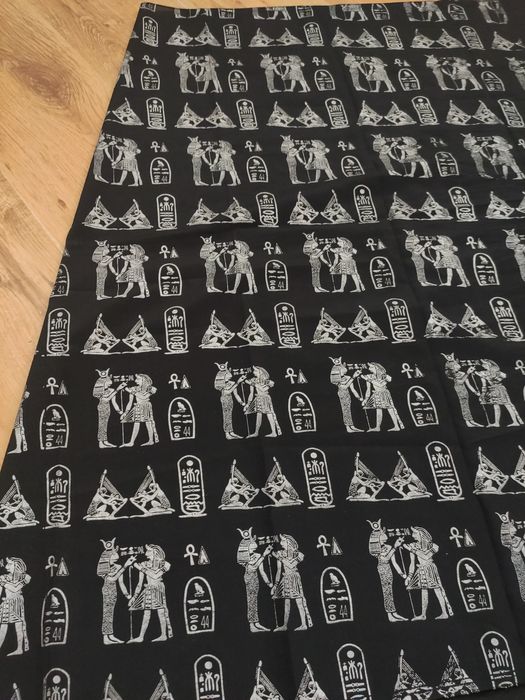 Eșarfă cu model egiptean 155x90cm