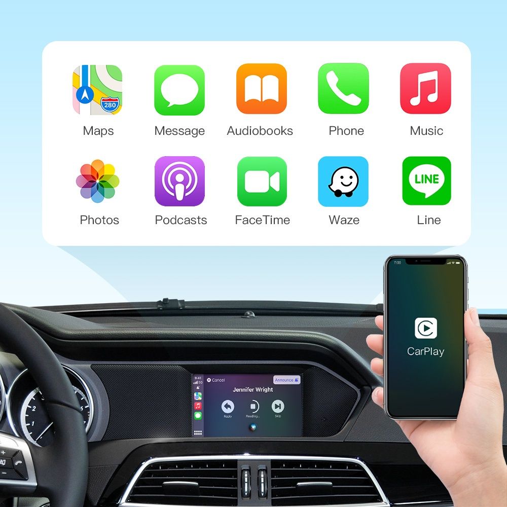 CarPlay NTG 4.5 MERCEDES-BENZ Adaptor Wireless Plug&Play