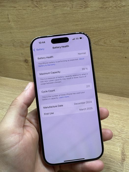 iPhone 16 PRO 128Gb Desert titanium 99% battery life