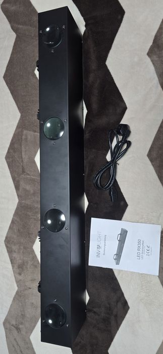 Joc de lumini Involight LED RX350 – efect de raze luminoase RGBWY