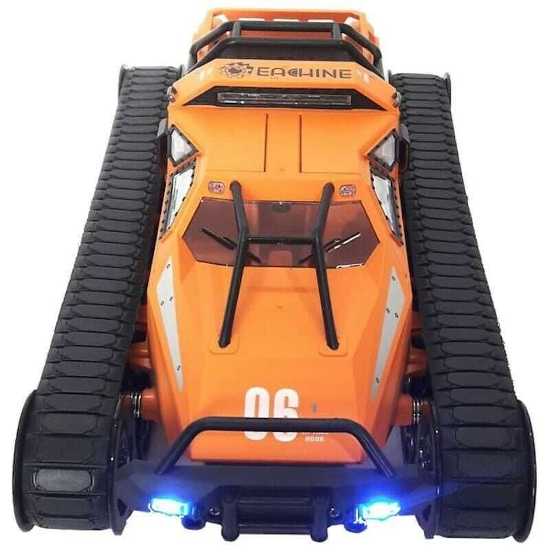 Танк Акумулаторен Верижен Високоскоростен Off Road R/C 1/12 12км/ч LED