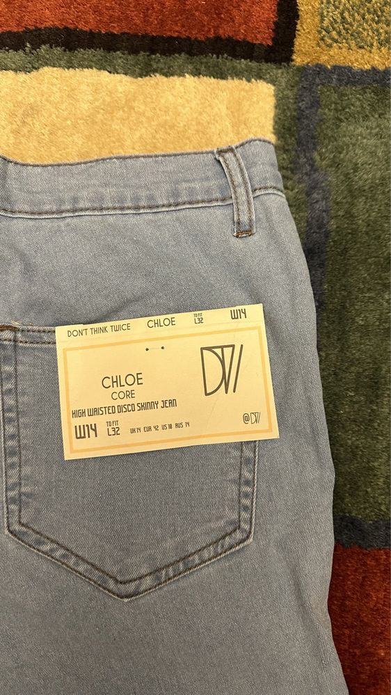 Jeans dama DTT Chloe Core, marimea 42