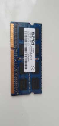Oзу для ноутбука  2GB DDR 3 SODIMM