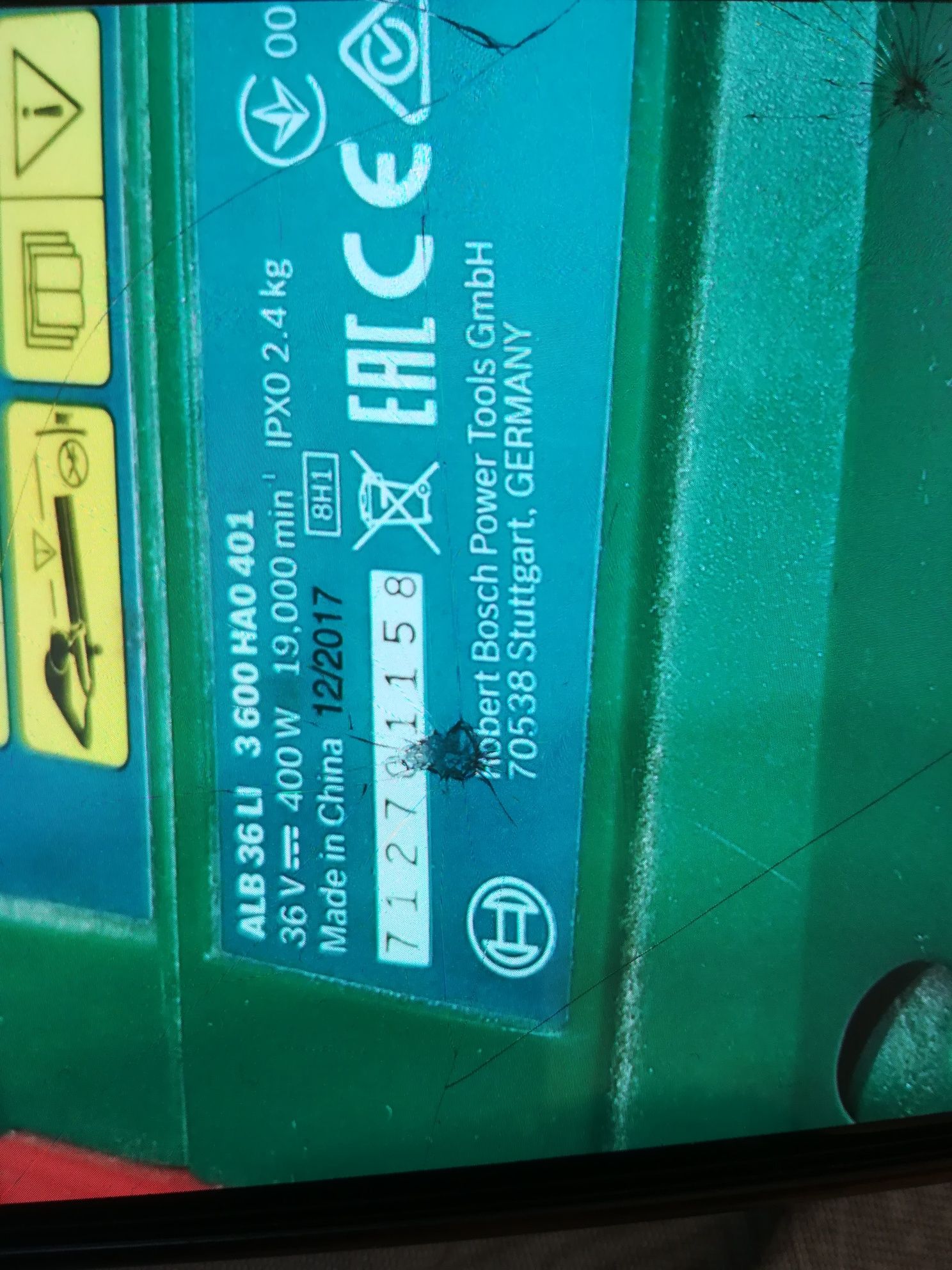 Bosch Rotak 36 V Husqvarna gazon suflanta frunze