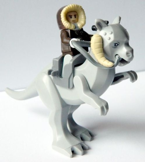 Set 2 Minifigurine Tauntaun si Han Solo tip Lego Star Wars