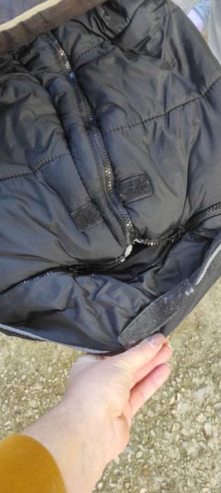 Cangaroo Термочувал Fluffy за количка черен