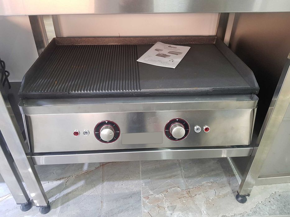 Grill electric de banc neted,striat 700x500x240mm jumate,jumate