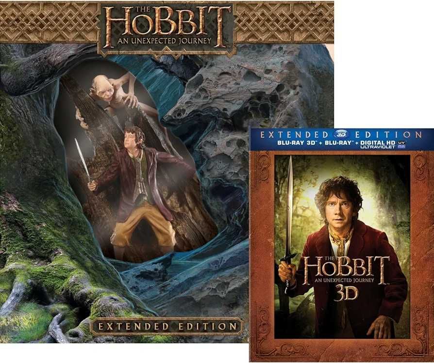 The HOBBIT Unexpected Journey 3D Collectors Edition rare!