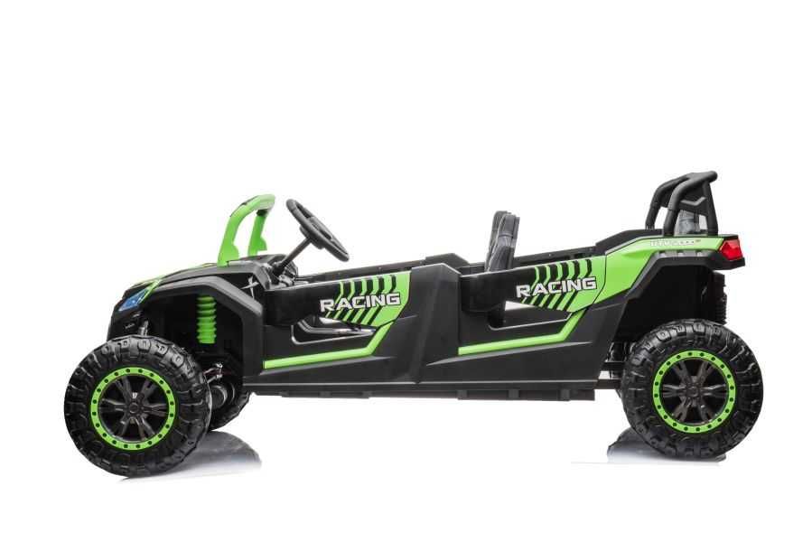 UTV electric pt. 4 copii, Kinderauto Racing 600W 24V 14Ah, verde