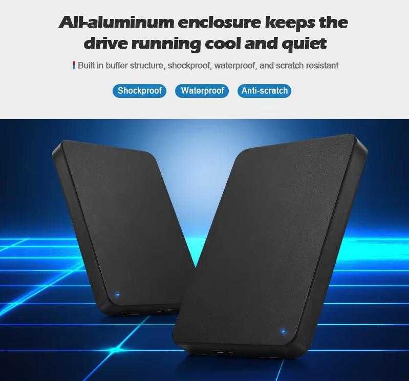 USB 3.0 Разширено Хранилище PS4 PS5 Конзола PC Лаптоп Външен Хард Диск