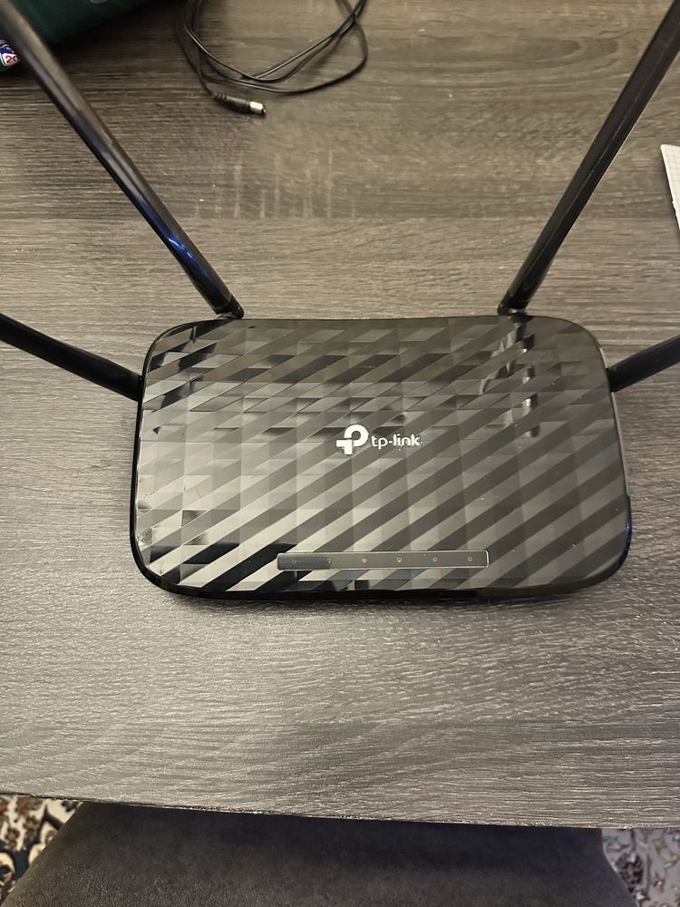 Wi-Fi роутер TP-Link Archer C6, MU-MIMO, 2 диапазона, 1 Гбит/с, чёрный