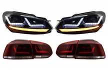 Faruri Osram LED compatibil cu VW Golf 6 VI (2008-2012) cu Stopuri LED