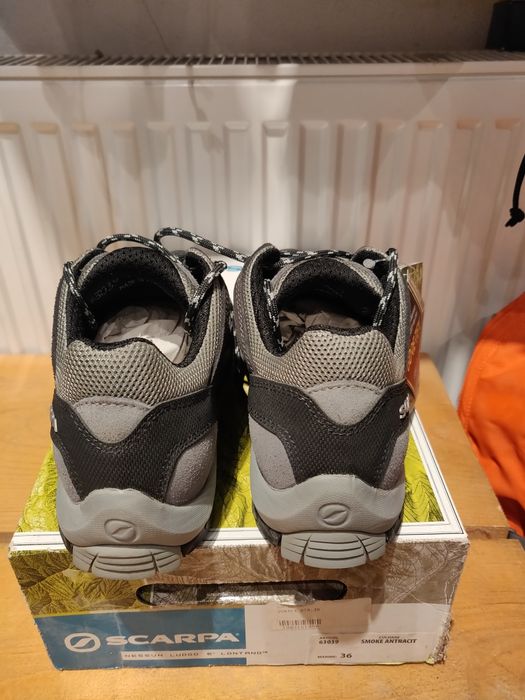 Pantofi de drumeție Scarpa Gore-Tex – noi, mărimea 36, talpă Vibram