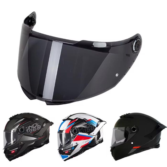 Визьор черен за каска MT THUNDER 4 / STINGER 2 / BRAKER SV