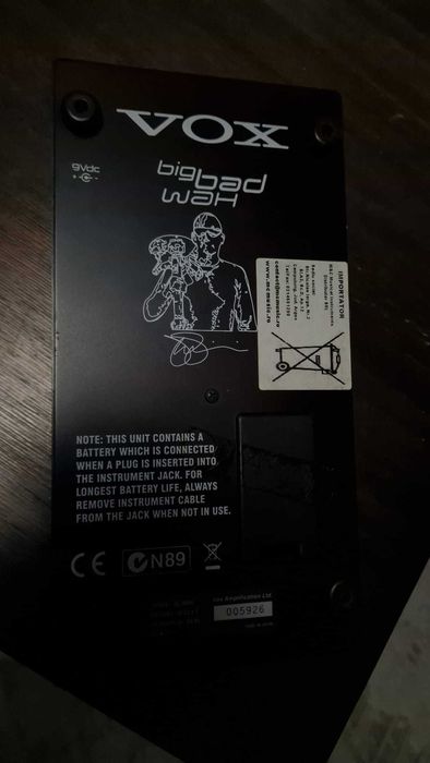 VOX JS-WAH Big Bad Wah Joe Satriani Signature