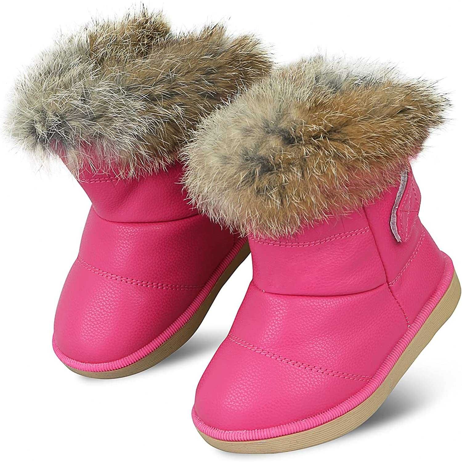 Нови Бебешки зимни обувки Детски къси Ботуши до глезена Снежни за деца