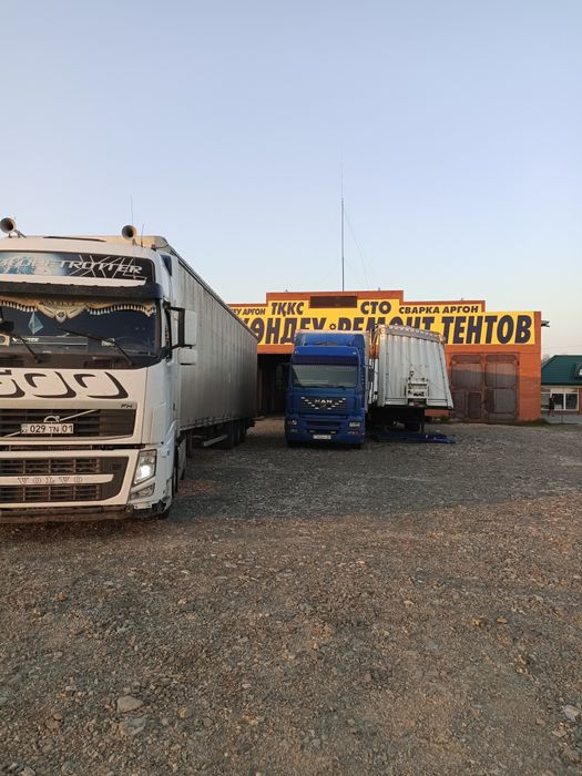 Ремонт полуприцепов, тентов, сдвижных крыш, сварочный цех,