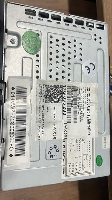 Sistem audio VW RCD330 plus Android Auto & Car Play