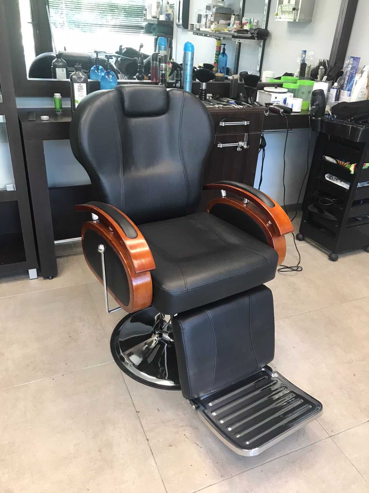 НОВИ - Бръснарски стол S19 - цветове - бърза доставка