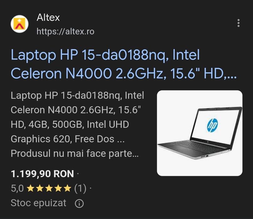 Laptop Hp in stare foarte buna