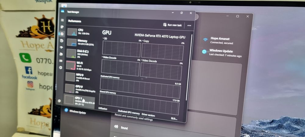 Hope Amanet P6 Laptop Dell XPS 16 9640 Ultra 9 185H    #167201