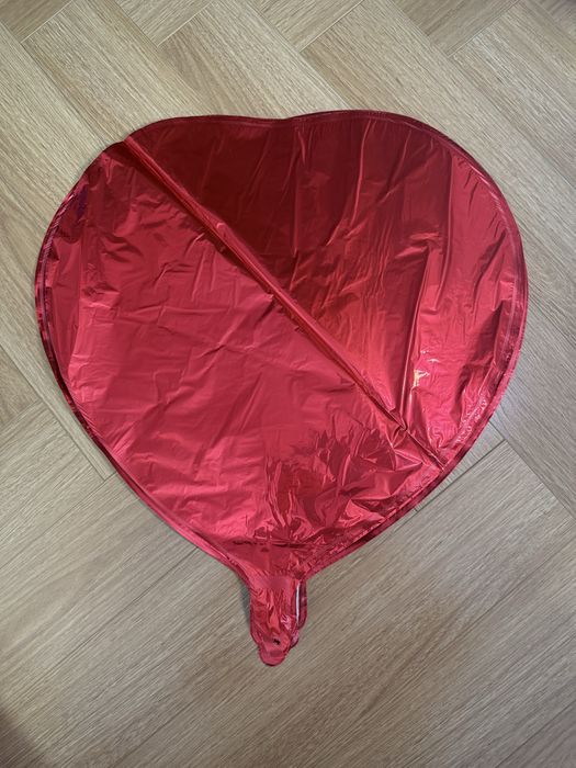 Шары сердечко фольгированные