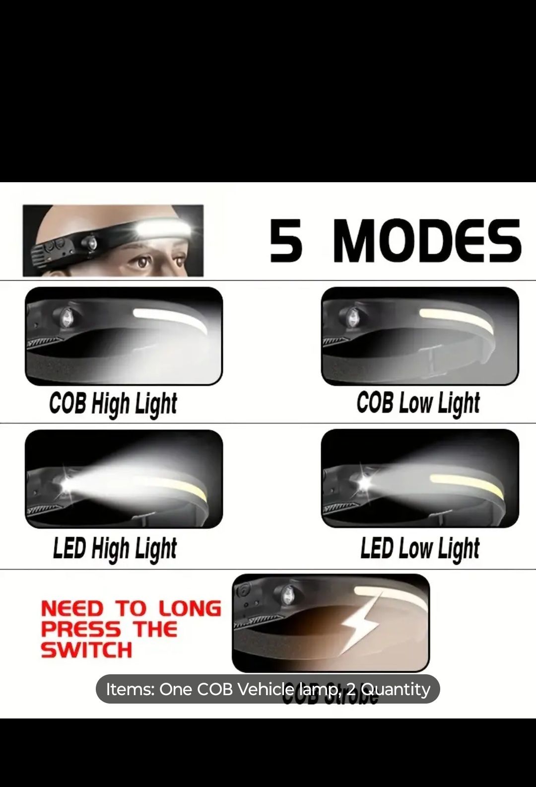 LED  челник със сензор