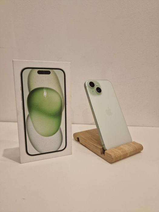 iPhone 15 Verde/Green 128GB 5G | Impecabil, Baterie 100%