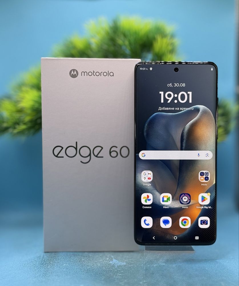 ГАРАНЦИОНЕН! Motorola Edge 60, 256GB, 8GB RAM,5G PANTONE Gibraltar Sea