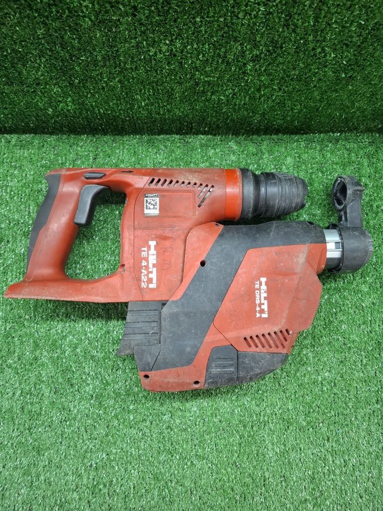 Перфоратор на Hilti TE 4-A22 с прахоуловител и 5.2 амперова батерия