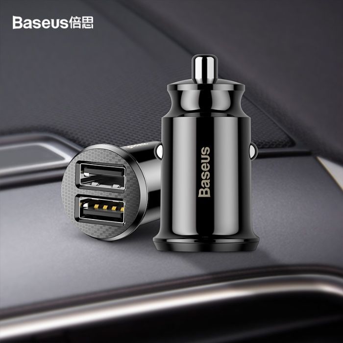 Baseus Бързо Зарядно/Адаптер 3.1A за Kола Fast Charger Dual USB