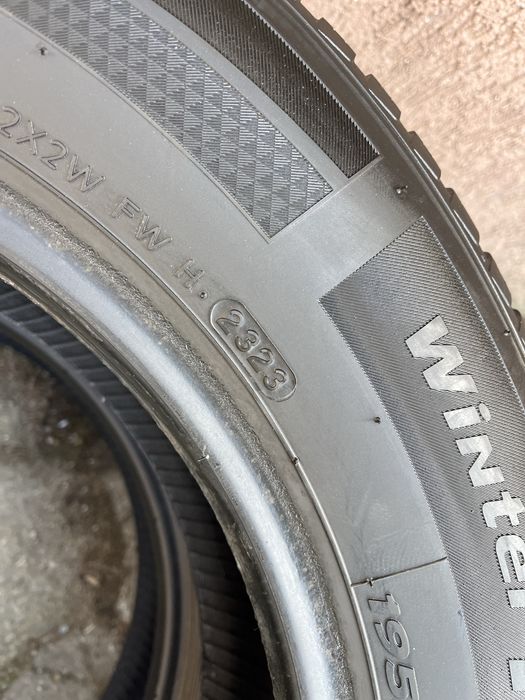4 anvelope iarna 195/70 R16, Hankook, DOT 2024!! Stare noua! 8mm!!