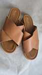 Slapi/sandale Kate Grey piele nr.41 noi