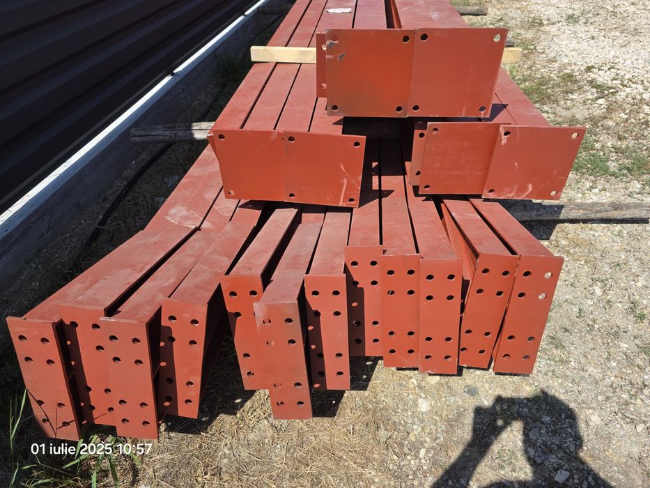 Structura Hală Metalica 25x12x6 , 300 m³, IPE 240 si 200,Ferme ,Stalpi