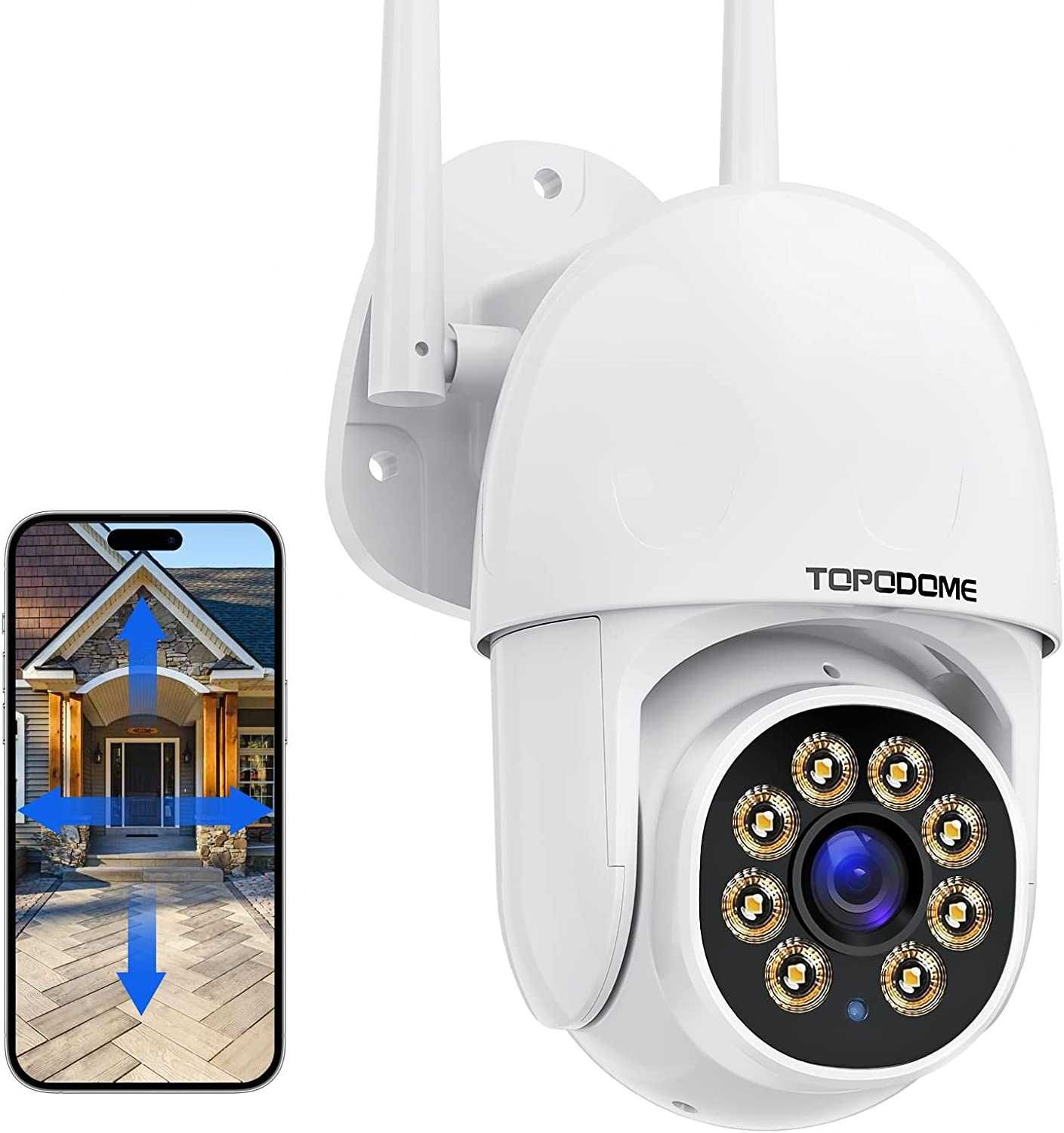 Camera de supraveghere IP Wifi exterior interior PTZ cu aplicatie app