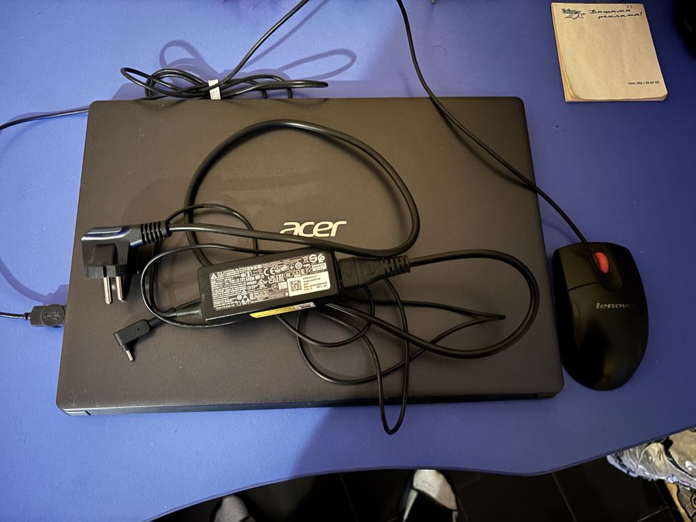 Acer Aspire 3 + мишка и зарядно