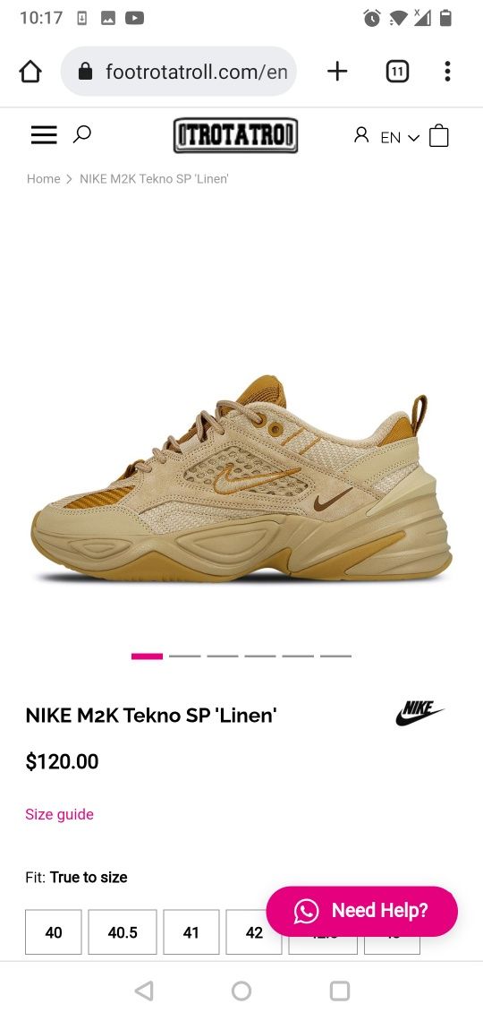 Nike M2K Tekno Linen